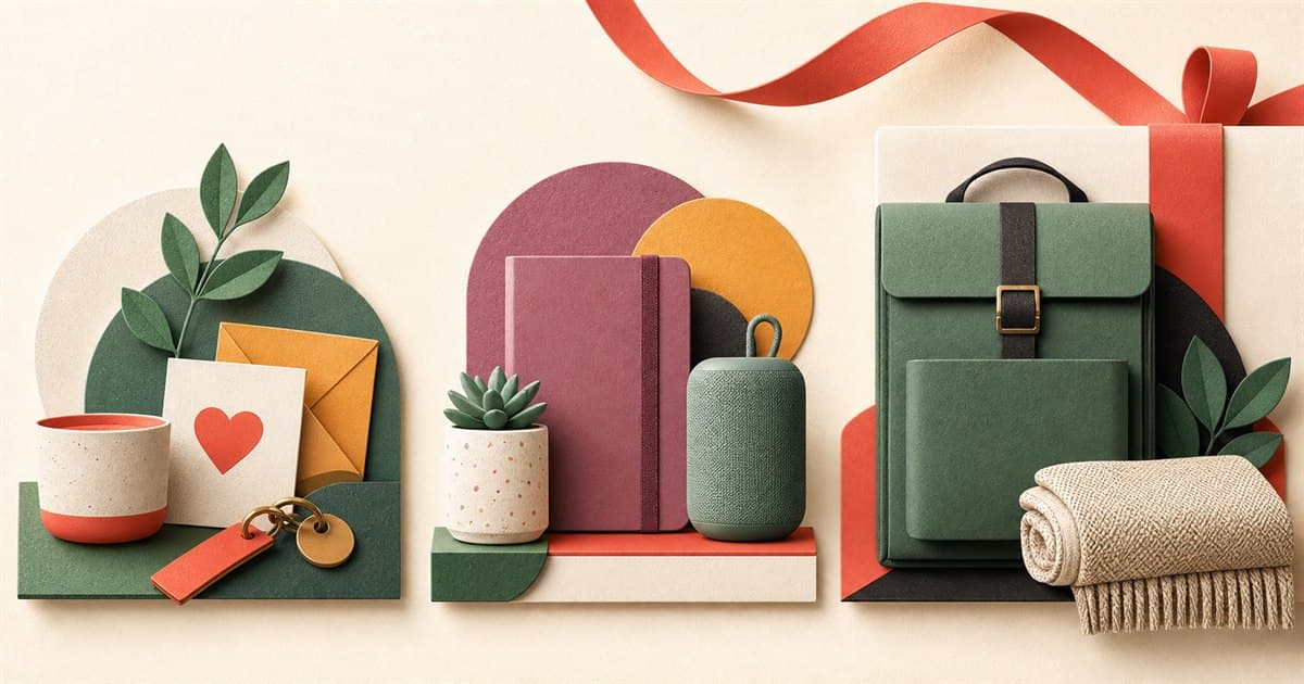 Birthday gifts grouped into small medium and larger budgets